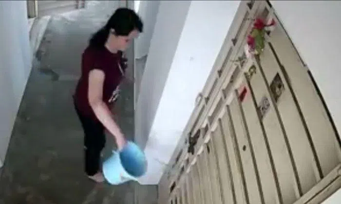 Yishun resident from hell splashes soapy water at neighbour's door | STOMP