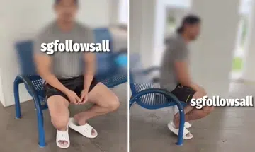 man films alleged void deck smoker, both accused each other of breaking the law