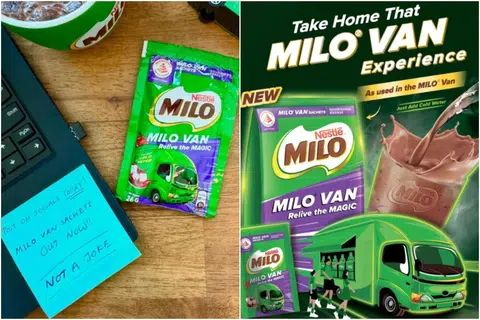 Milo Singapore launched a Milo Van iteration on April 2, which is available in all major local supermarkets.