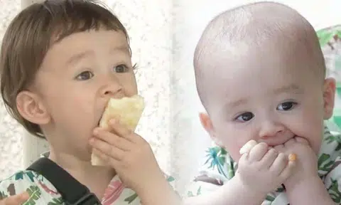 How would these two Korean babies react to their first kaya toast?