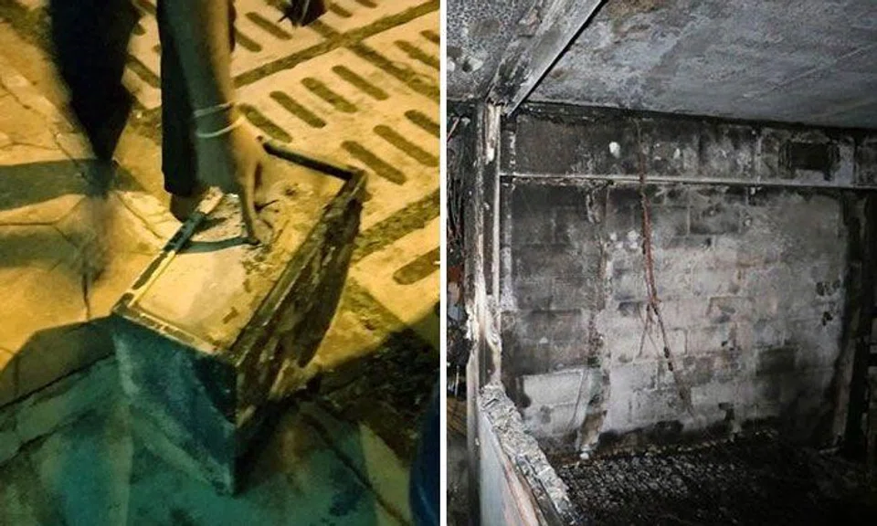 Fire at Serangoon North flat: Owner and family fled barefoot, $10k cash in safe burnt to a crisp