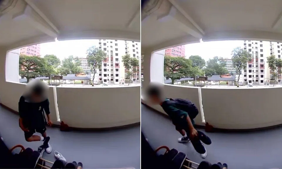 A boy was allegedly caught stealing a pair of Nike shoes placed outside a Toa Payoh HDB unit on Jan 22.