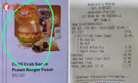 Diner feels misled after being charged extra 20 cents for pulut hitam pie in McDonald's set meal