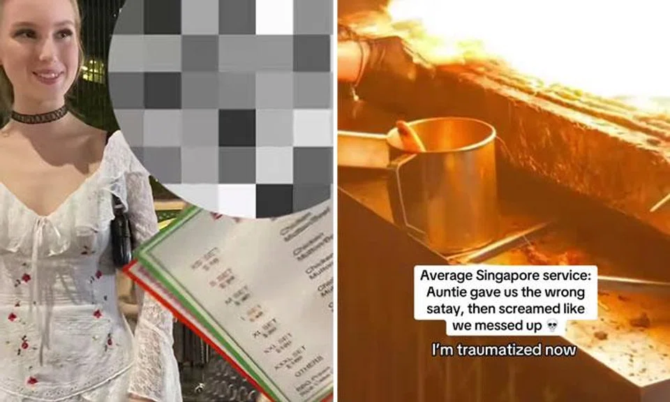 satay auntie shouts at TikToker