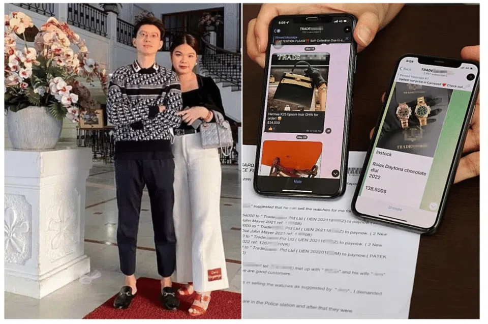 Pi Jiapeng and Pansuk Siriwipa’s clients had made advance payments to them for luxury watches or luxury bags, but they failed to deliver the goods.