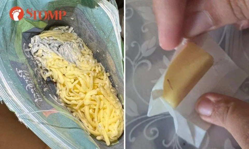 One Stomper discovered mould in her shredded cheese and another found a maggot in her candy.