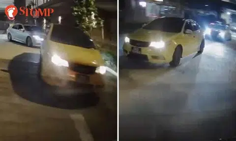 Driver confused after Kia and BMW tailgate his car out of carpark