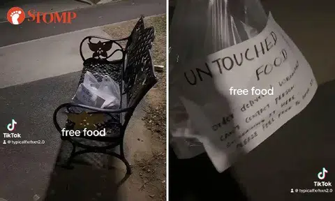 Punggol resident grateful for 'free food' left on public bench: 'It really made my day'