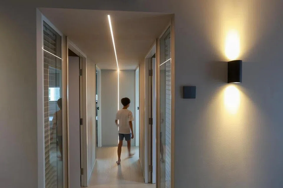 The four new bedrooms were carved out of two existing bedrooms, with space taken from the balcony and living room.