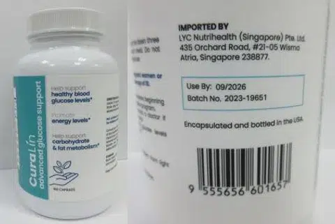 Diabetes supplement CuraLin recalled after HSA finds risks of seizures, coma if taken incorrectly