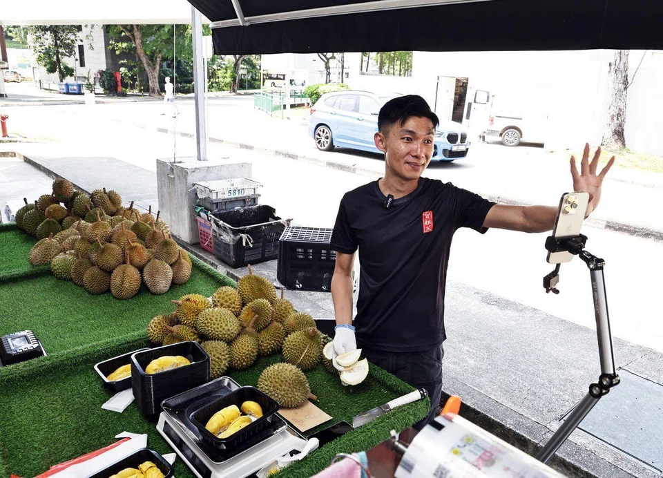 Live selling has helped Mr Lim reach new audiences. 