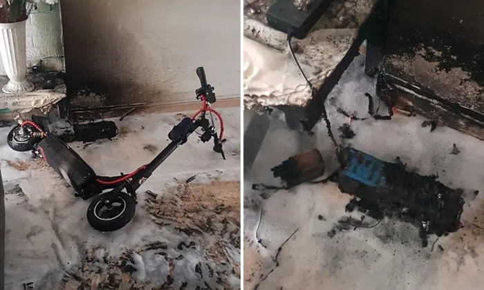 2 adults and 1 child suffer smoke inhalation after PMD catches fire in ...