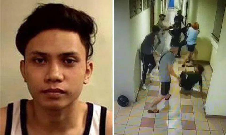 Muhammad Syukri Muhammad Iskandar (left) is the 14th person arrested over the incident. PHOTOS: SINGAPORE POLICE FORCE, STOMP