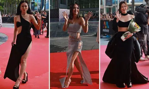 (From left) Bonnie Loo, Chantalle Ng and Jesseca Liu. ST PHOTOS: JASON QUAH