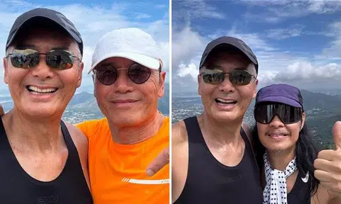 Actor Chow Yun Fat spends 70th birthday exercising with celebrity pals