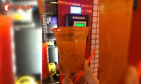 Here's what to do if you find black segments in fresh orange juice from vending machine