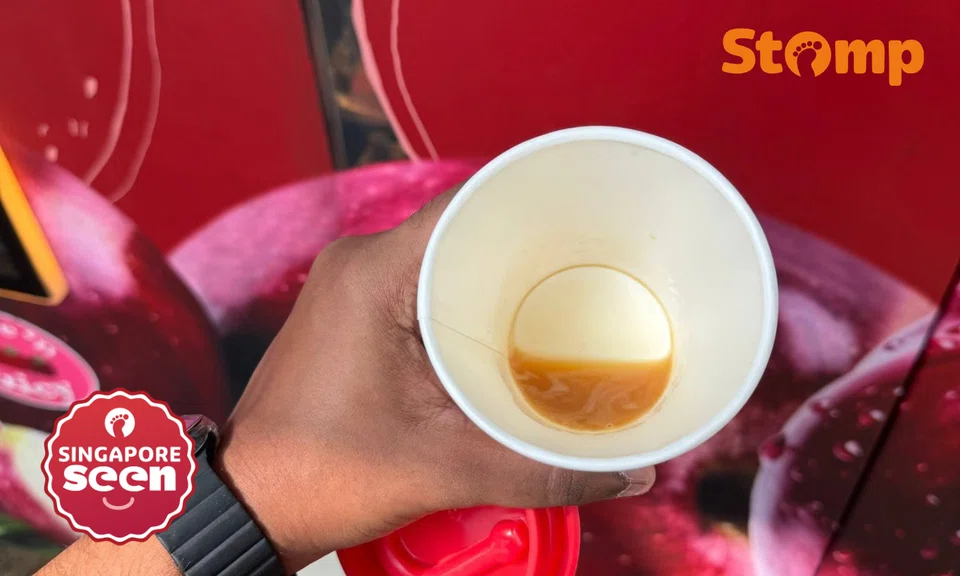 Woman’s boyfriend gets shocked after getting ‘almost empty’ cup of apple juice from iSlurp