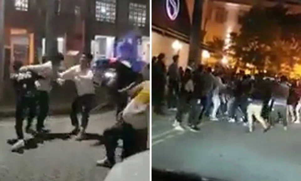 10 men arrested for rioting after video shows huge brawl outside Central Mall