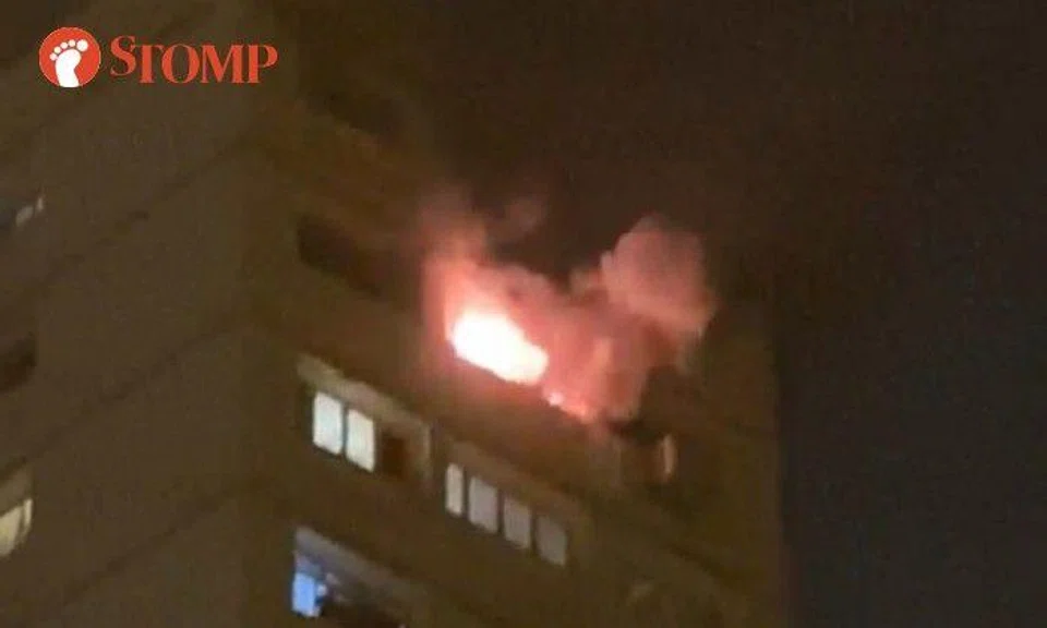 Loud explosion heard as fire breaks out in Pasir Ris Drive bedroom