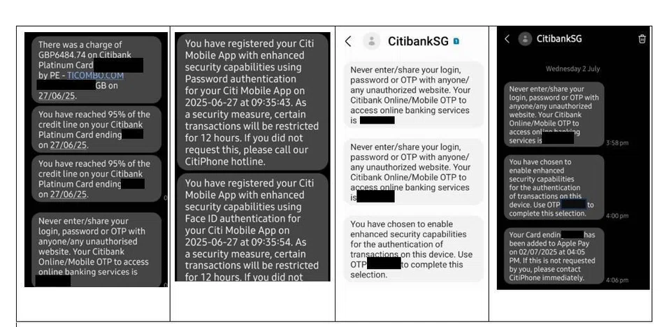 At least $153k lost in phishing scams involving fake Citibank staff, police warn