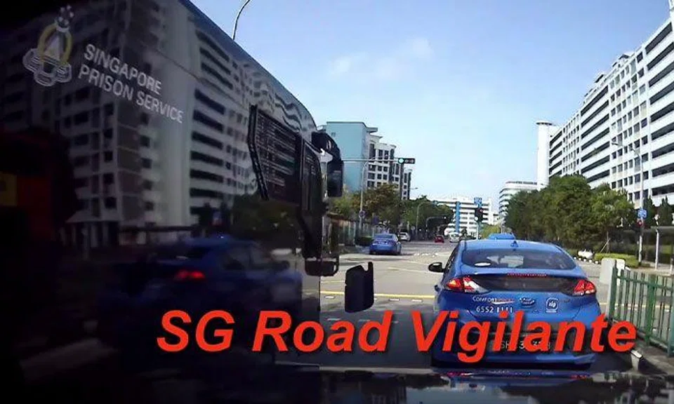 Driver of Singapore Prison Service vehicle fails to stop after accident with car in Simei