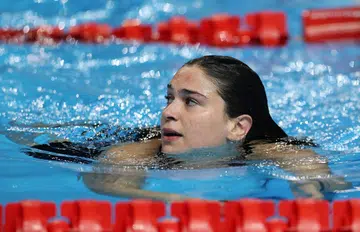Benedetta Pilato (above) is one of two Italian swimmers who were stopped by police before boarding their flight to Italy on Aug 14.