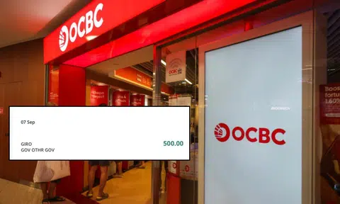 OCBC payout special payment Singapore COL