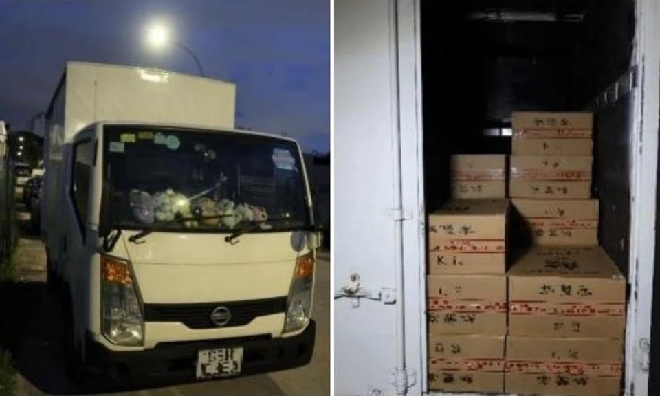 Truck checked in Yishun found with duty-unpaid cigarettes and $10,150 cash, Indian national arrested