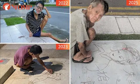 Elderly twig artist who was Stomped in 2022 and 2023 goes viral again
