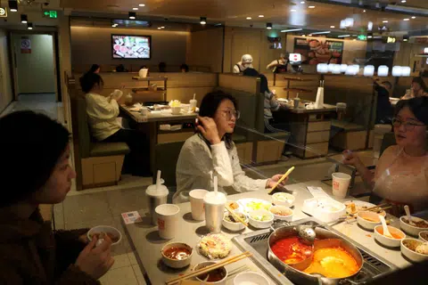 The incident occurred on Feb 24, at Haidilao's downtown Shanghai outlet.