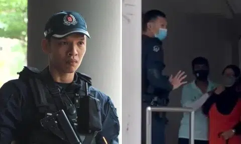Woman in Yishun hostage situation told cop: 'I'm old, I'm weak, I don't know why he took me'