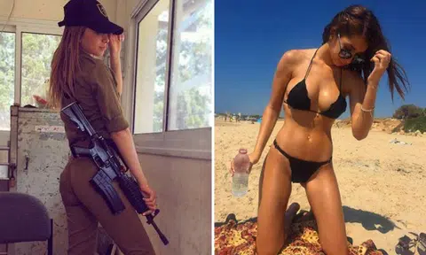 Israeli woman named 'world's hottest soldier' after her selfies go viral