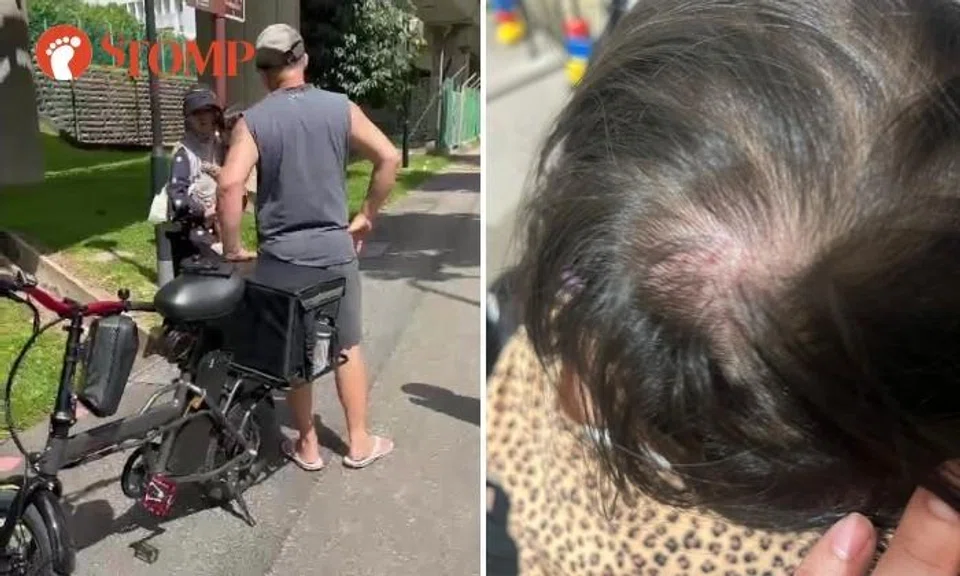 Food delivery rider on e-bike allegedly knocks down 2-year-old girl in Yishun, police investigating 