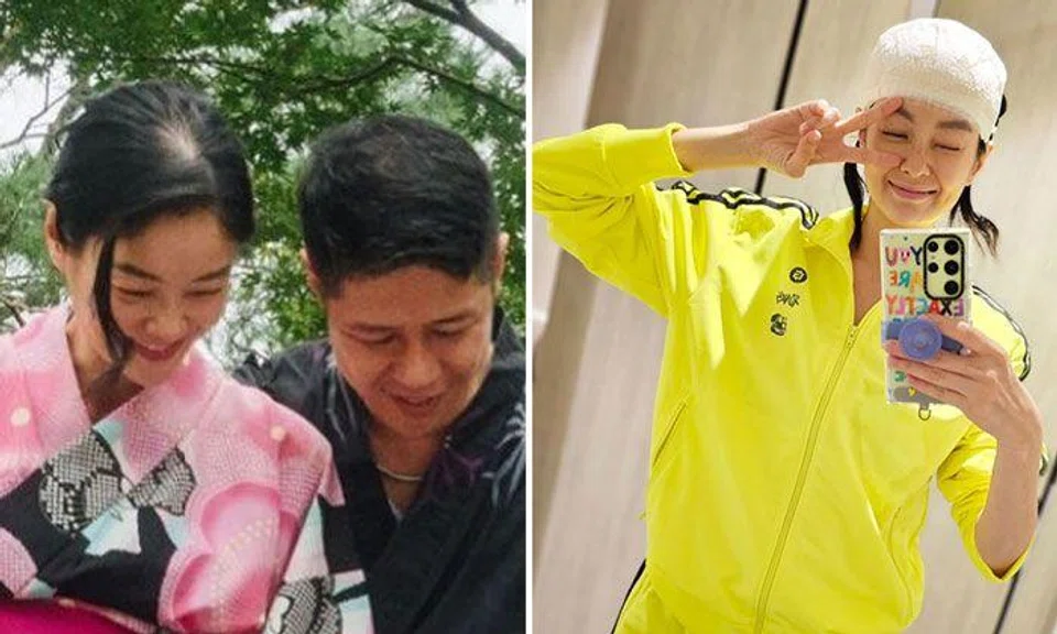 Sheila Sim posted photos of her bald spot and bandaged head on social media. PHOTOS: SHEILA_SIM/INSTAGRAM