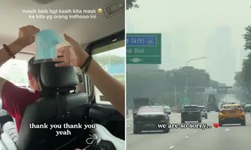 indonesian traveller embarrassed by haze in singapore