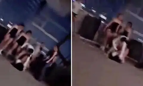 seven arrested after allegedly beating up girl