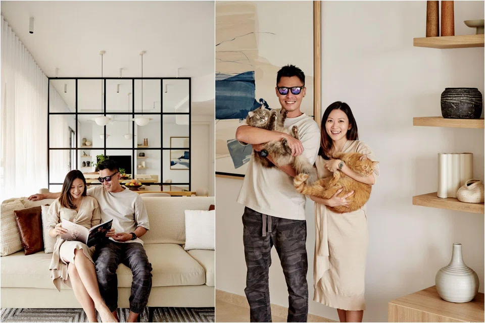 Ms Goh Xin Lei and Mr Adrian Ang renovated their second home in East Coast in 2021. 