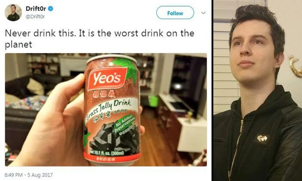 American YouTuber calls grass jelly "worst drink on the planet", netizens get triggered