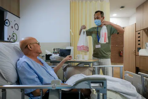 Assisi Hospice's Food Buddy programme gives patients a chance to request certain dishes.