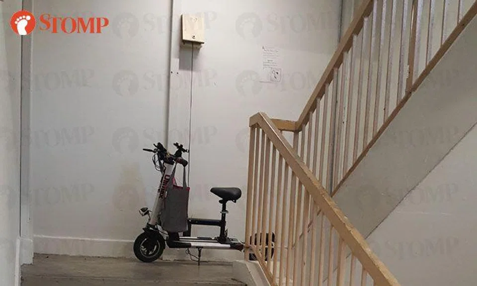 "So daring": E-scooter found charging at staircase of Bedok North block