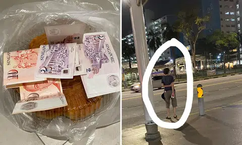 Helper in tears after finding cash missing, kind stranger buys bread for her and gives her money