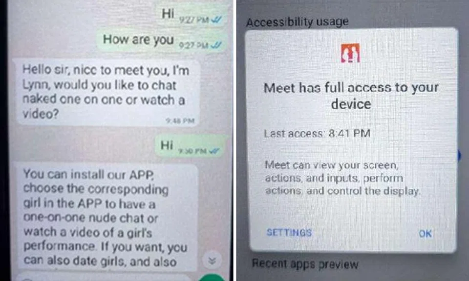 Beware of new scam offering 'nude chat' or 'girl of your choice': At least $13k lost since July