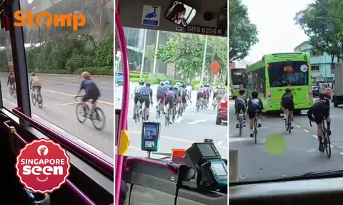 Bus commuter sees multiple groups of errant cyclists in 1 day from HarbourFront to Geylang: 'Absolutely unreal'