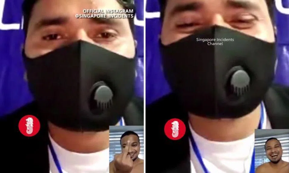Video call with scammer ends in niceties and laughter after man flashes middle finger