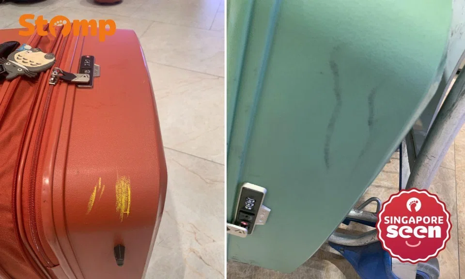 Stomper buys new luggage during Taipei trip — only to find black marks on it after flight home