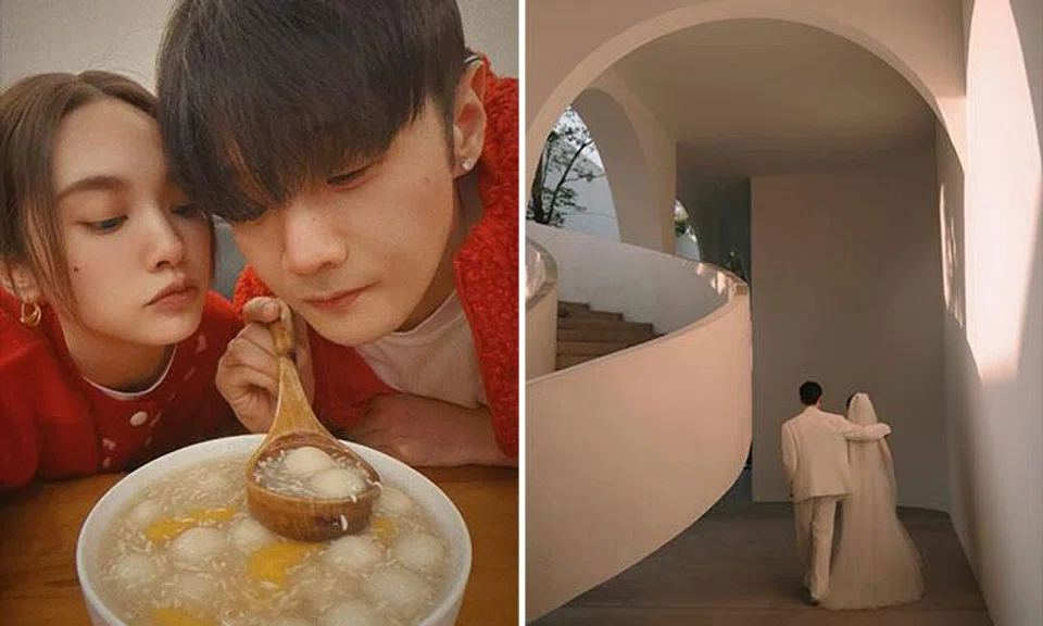 Rainie Yang and Li Ronghao have kept their relationship mostly low-profile, with occasional public displays of affection on social media. PHOTOS: RAINIE77/INSTAGRAM