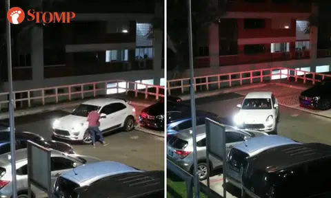 Couple damages other vehicles while trying to maneuver car out of Toh Yi Drive carpark