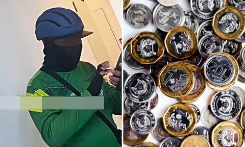 Delivery rider and customer argue after she wants to pay entirely in coins