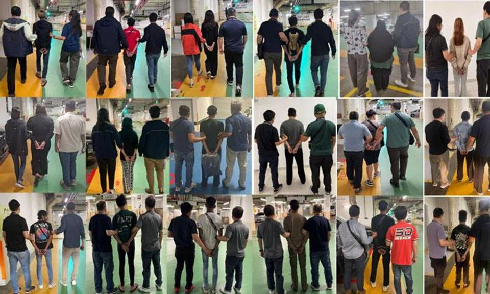 Thirty one people were arrested for their suspected involvement in fraudulently registering SIM cards. 