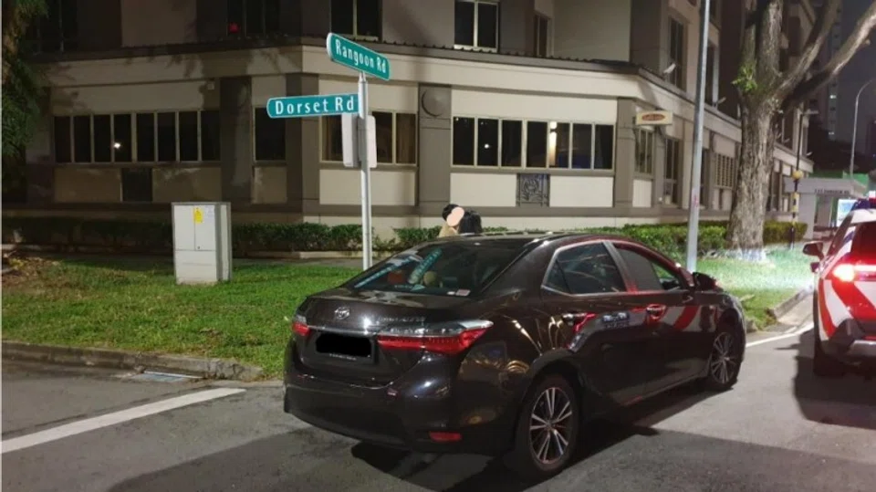 A man allegedly left his Toyota in a stationary position at Rangoon Road